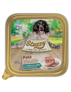 stuzzy dog vaschetta 150gr pate agnello riso 02036529
