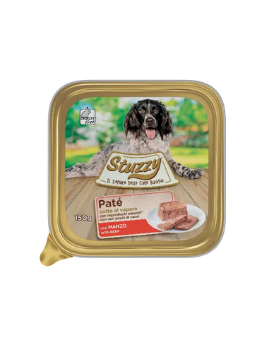 stuzzy dog vaschetta 150gr manzo 02031009