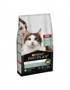 PRO PLAN CAT 1,4KG STERILISED LIVECLEAR TACCHINO