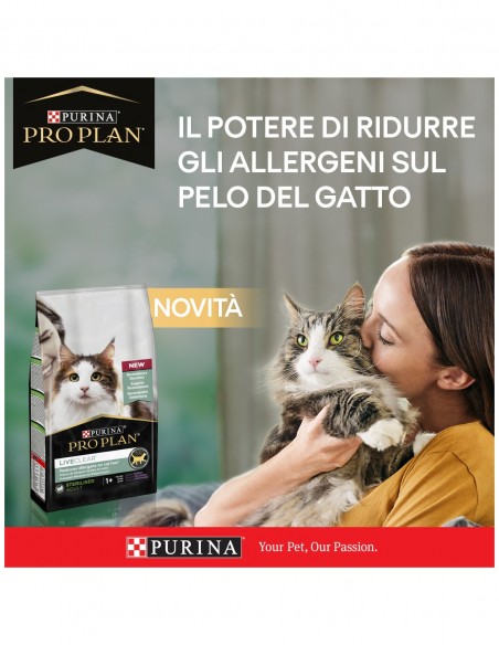 PRO PLAN CAT 1,4KG STERILISED LIVECLEAR SALMONE