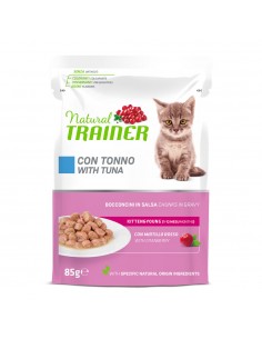 TRAINER NATURAL CAT 85GR BUSTA KITTEN TONNO