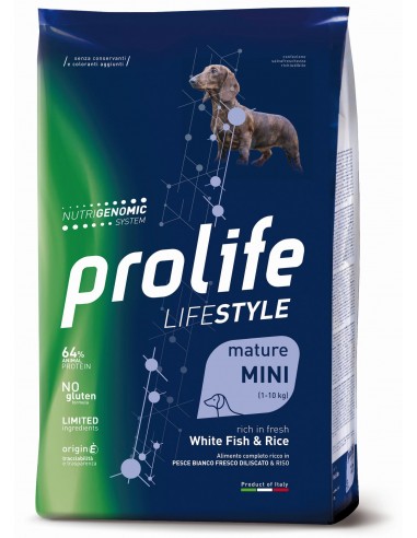 PROLIFE DOG 7KG LIFESTYLE MATURE MINI WHITEFISH&RICE ZPD.35096