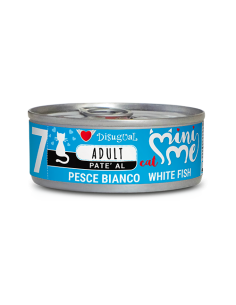 DISUGUAL CAT LATTINA MINI ME 7 PATE' AL PESCE BIANCO 85GR MIME003