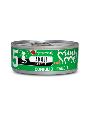 DISUGUAL CAT LATTINA MINI ME 5 PATE' AL CONIGLIO 85GR MIME005