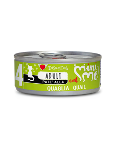 DISUGUAL CAT LATTINA MINI ME 4 PATE' ALLA QUAGLIA 85GR MIME007