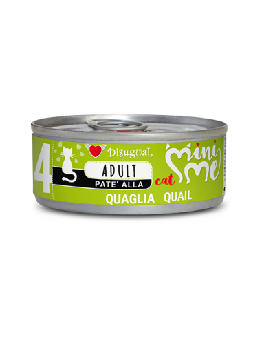 DISUGUAL CAT LATTINA MINI ME 4 PATE' ALLA QUAGLIA 85GR MIME007