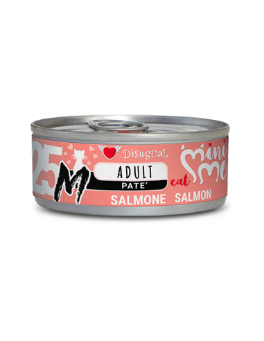 DISUGUAL CAT LATTINA MINI ME 25 "M" MONOPROTEICO GRAIN FREE PATE' AL SALMONE 85GR MIME101