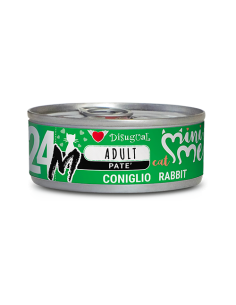 DISUGUAL CAT LATTINA MINI ME 24 "M" MONOPROTEICO GRAIN FREE PATE' AL CONIGLIO 85GR MIME100