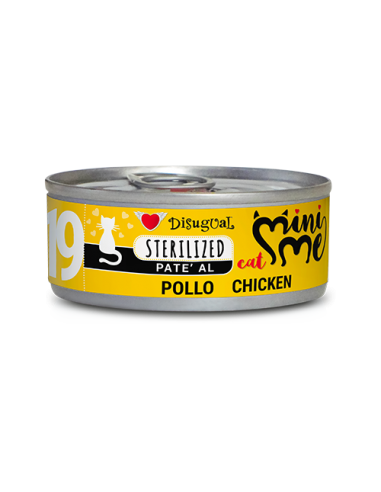 DISUGUAL CAT LATTINA MINI ME 19 STERILIZED PATE' AL POLLO 85GR MIME040