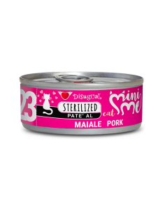 DISUGUAL CAT LATTINA MINI ME 23 STERILIZED PATE' AL MAIALE 85GR MIME049
