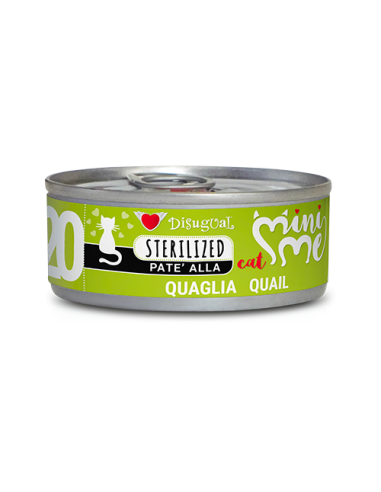 DISUGUAL CAT LATTINA MINI ME 20 STERILIZED PATE' ALLA QUAGLIA 85GR MIME046