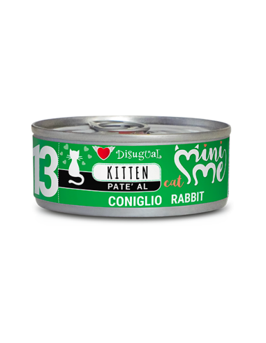 DISUGUAL CAT LATTINA KITTEN MINI ME 13 PATE' AL CONIGLIO 85GR MIME084