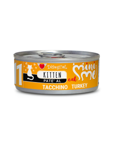 DISUGUAL CAT LATTINA KITTEN MINI ME 11 PATE' AL TACCHINO 85GR MIME083