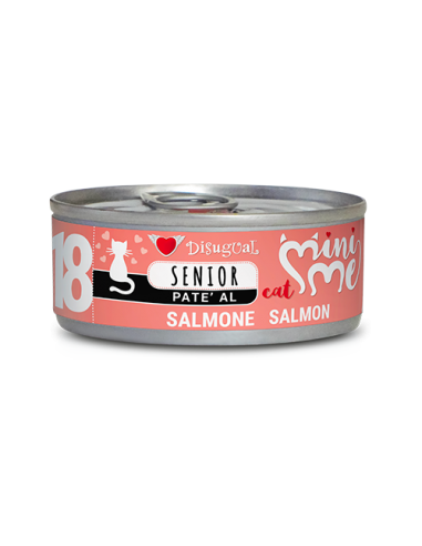 DISUGUAL CAT LATTINA SENIOR MINI ME 18 PATE' AL SALMONE 85GR MIME091