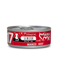 DISUGUAL CAT LATTINA SENIOR MINI ME 17 PATE' AL MANZO 85GR MIME092