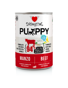DISUGUAL DOG PUPPY LATTINA MONOPROTEICO AL MANZO CON RISO 400GR DSGS440