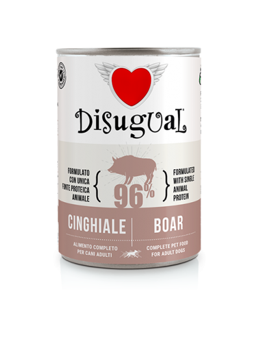 DISUGUAL DOG LATTINA MONOPROTEICO GRAIN FREE AL CINGHIALE 400GR DSGS415