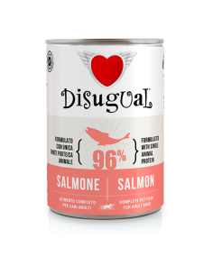 DISUGUAL DOG LATTINA MONOPROTEICO GRAIN FREE AL SALMONE 400GR DSGS403