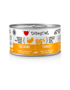 DISUGUAL DOG LATTINA MONOPROTEICO GRAIN FREE AL TACCHINO 150GR DSGV112