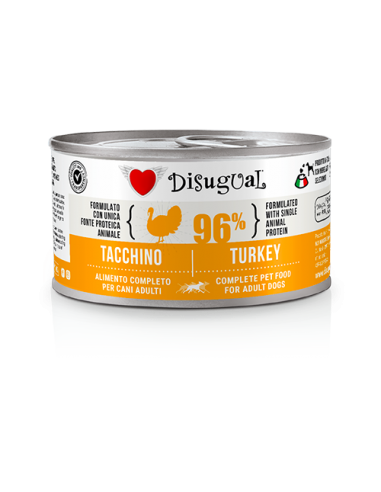 DISUGUAL DOG LATTINA MONOPROTEICO GRAIN FREE AL TACCHINO 150GR DSGV112