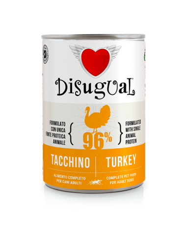 DISUGUAL DOG LATTINA MONOPROTEICO GRAIN FREE AL TACCHINO 400GR DSGS412