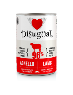 DISUGUAL DOG LATTINA MONOPROTEICO GRAIN FREE ALL'AGNELLO 400GR DSGS406