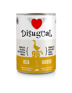 DISUGUAL DOG LATTINA MONOPROTEICO GRAIN FREE ALL'OCA 400GR DSGS414