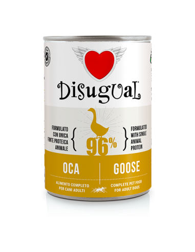 DISUGUAL DOG LATTINA MONOPROTEICO GRAIN FREE ALL'OCA 400GR DSGS414