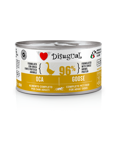 DISUGUAL DOG LATTINA MONOPROTEICO GRAIN FREE ALL'OCA 150GR DSGV114