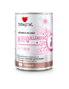 DISUGUAL DIET DOG LATTINA HYPOALLERGENIC AL CINGHIALE 400GR DSDT003