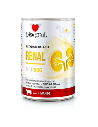 DISUGUAL DIET DOG LATTINA RENAL AL MANZO 400GR DSDT051