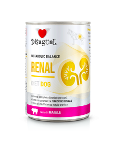 DISUGUAL DIET DOG LATTINA RENAL AL MAIALE 400GR DSDT050