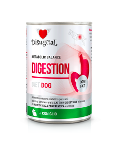DISUGUAL DIET DOG LATTINA DIGESTION LOW FAT AL CONIGLIO 400GR DSDT012