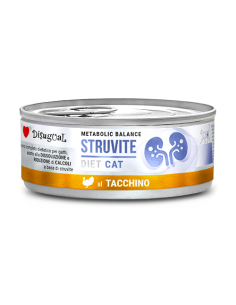DISUGUAL DIET CAT LATTINA STRUVITE AL TACCHINO 85GR DSDTG061