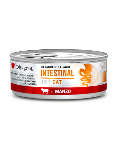 DISUGUAL DIET CAT LATTINA INTESTINAL AL MANZO 85GR DSDTG031