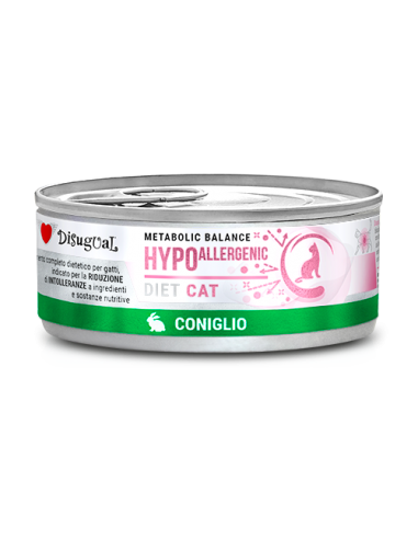 DISUGUAL DIET CAT LATTINA HYPOALLERGENIC AL CONIGLIO 85GR DSDTG002
