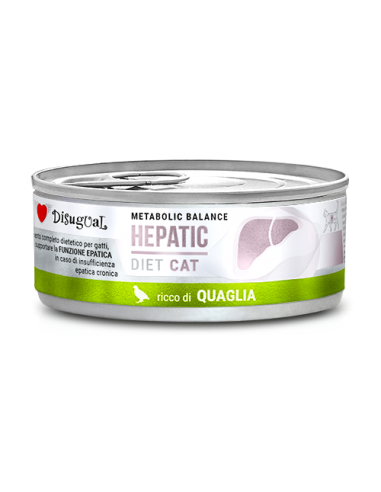 DISUGUAL DIET CAT LATTINA HEPATIC QUAGLIA 85GR DSDTG090