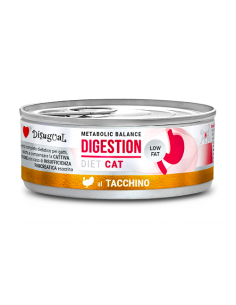DISUGUAL DIET CAT LATTINA DIGESTION LOW FAT AL TACCHINO 85GR DSDTG010