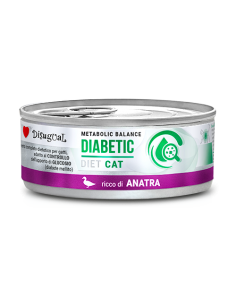 DISUGUAL DIET CAT LATTINA DIABETIC ALL'ANATRA 85GR DSDTG081