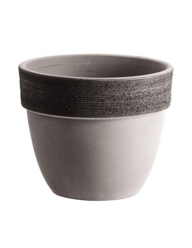 tarvisium vaso patavium grigio graffiato 35cm