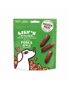 LILY'S KITCHEN DOG 70GR SNACK ADULT CRACKING MAIALE&MELA SAUSAGES GRAIN FREE 12568106