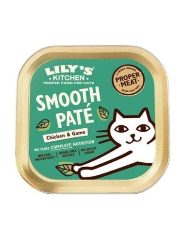 LILY'S KITCHEN CAT 85GR VASCHETTA SMOOTH PATE ADULT POLLO E SELVAGGINA 12565879