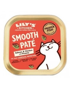 LILY'S KITCHEN CAT 85GR VASCHETTA SMOOTH PATE ADULT SALMONE POLLO E GAMBERETTI 12565857