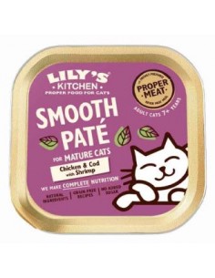 LILY'S KITCHEN CAT 85GR VASCHETTA SMOOTH PATE MATURE 7+ POLLO 12565862