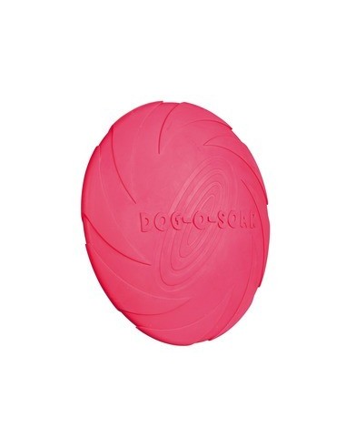 tx33501 dog frisbee in gomma galleggiante d-18cm