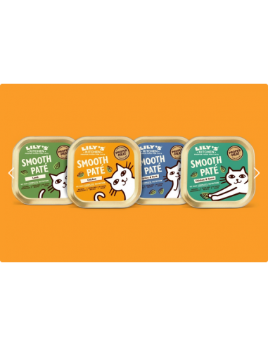 LILY'S KITCHEN CAT 8X85GR MULTIPACK VASCHETTA SMOOTH PATE SELECTION POLLO/AGNELLO/TACCHINO E ANATRA/POLLO E SELVAGGINA 12568316