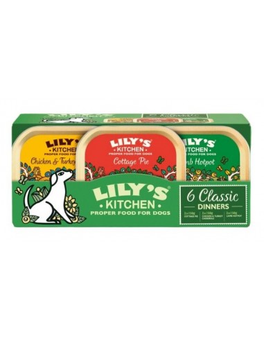 LILY'S KITCHEN DOG 6X150GR VASCHETTA...