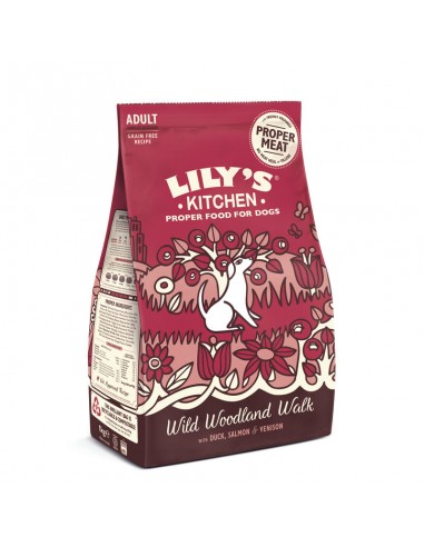 LILY'S KITCHEN DOG 2,5KG  WILD WOODLAND WALK ADULT ANATRA SALMONE CERVO GRAIN FREE 12568175