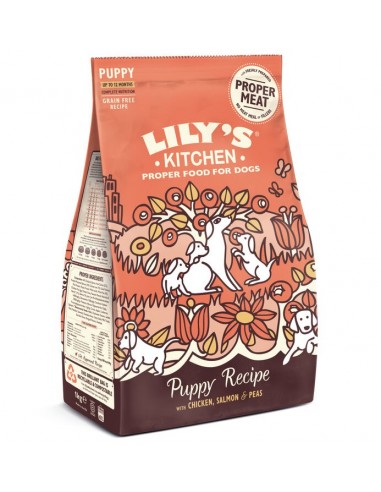 LILY'S KITCHEN DOG 2,5KG PUPPY RECIPE POLLO SALMONE PISELLI GRAIN FREE 12568135