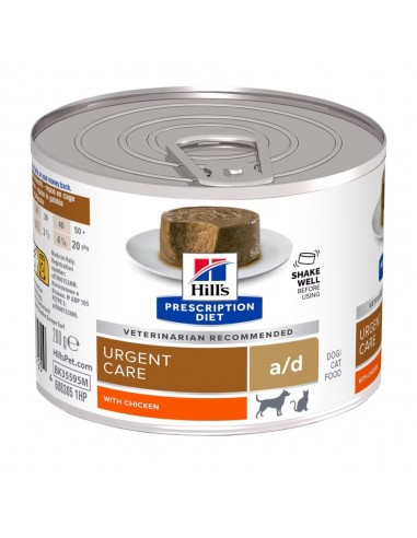 HILLS CAT/DOG DIET 200GR A/D URGENT CARE POLLO 608306